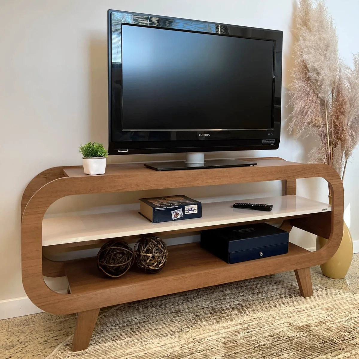 Rack Théo para TV até 60 polegadas - Cinamomo C / Off White