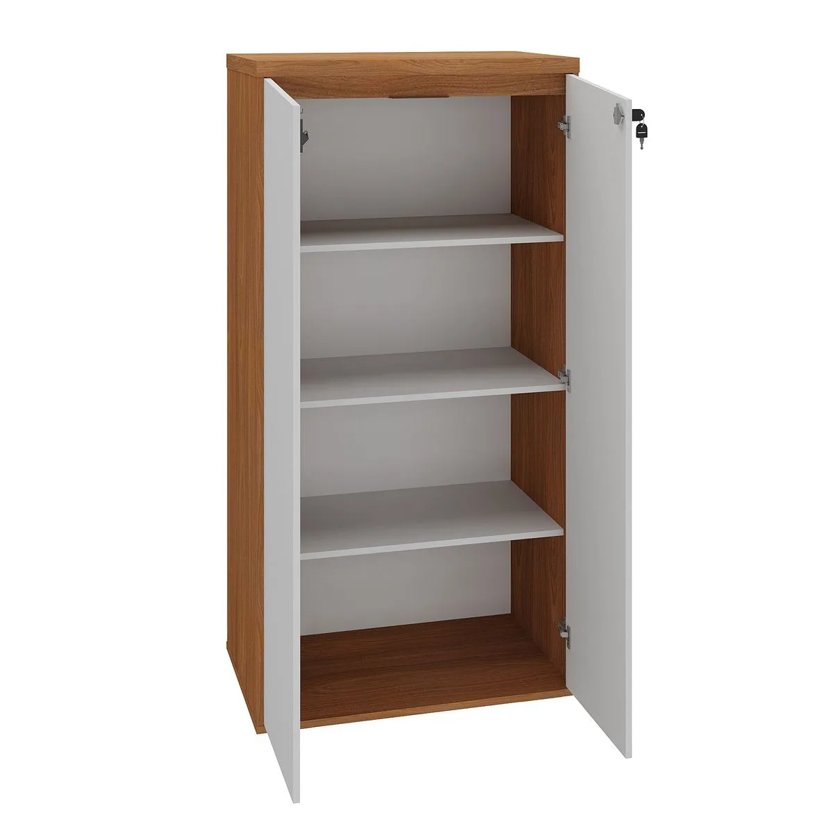 Armário 2 Portas - Y37 - Freijó/Branco
