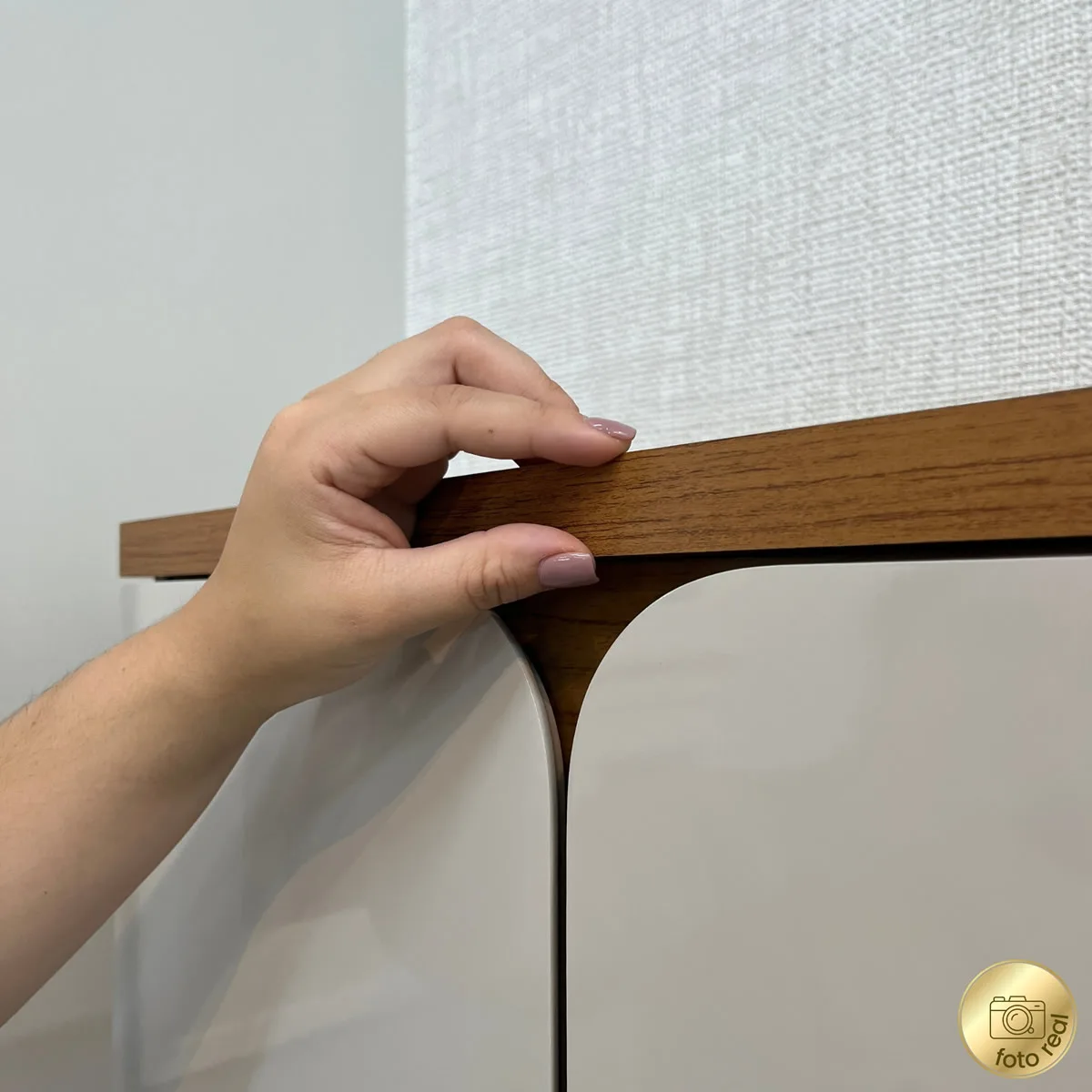 Armário Organizador Spazio - Cinamomo com Off White - Móveis Curitiba | Moveirama