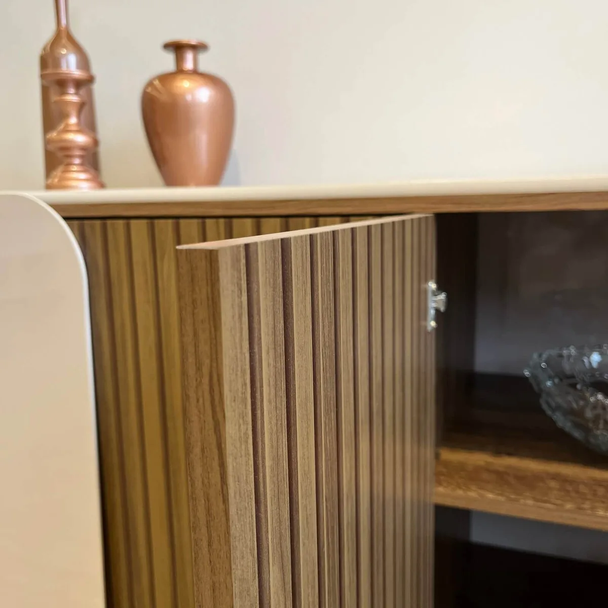 Buffet Elegance - Off White C / Pinho - 9 - Móveis Curitiba | Moveirama