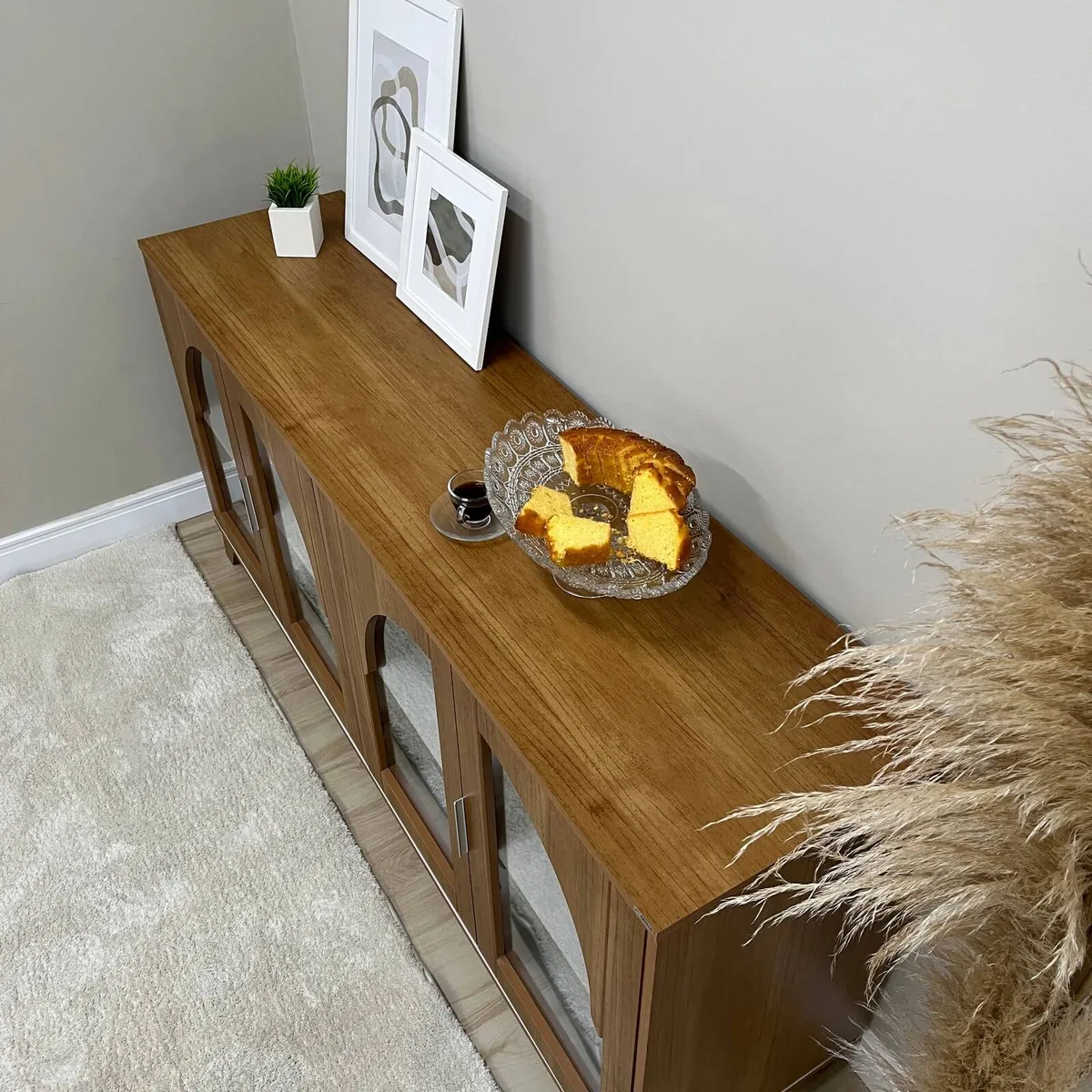 Buffet Murano - Cinamomo C / Off White - 3 - Móveis Curitiba | Moveirama