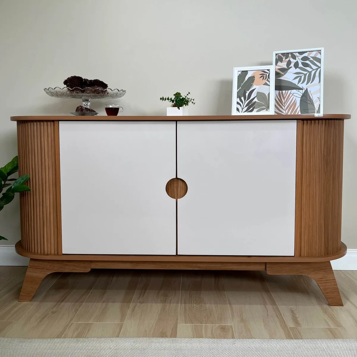 Buffet Vivaldi - Cinamomo C / Off White - 5 - Móveis Curitiba | Moveirama
