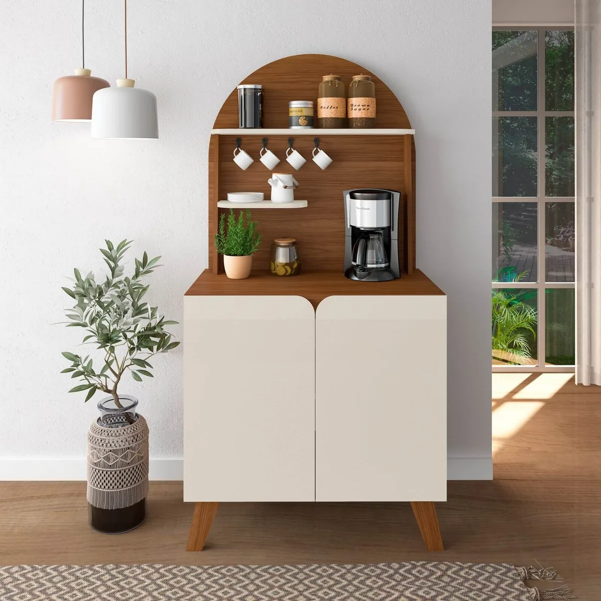 Cantinho Viena - Cedro C / Off White
