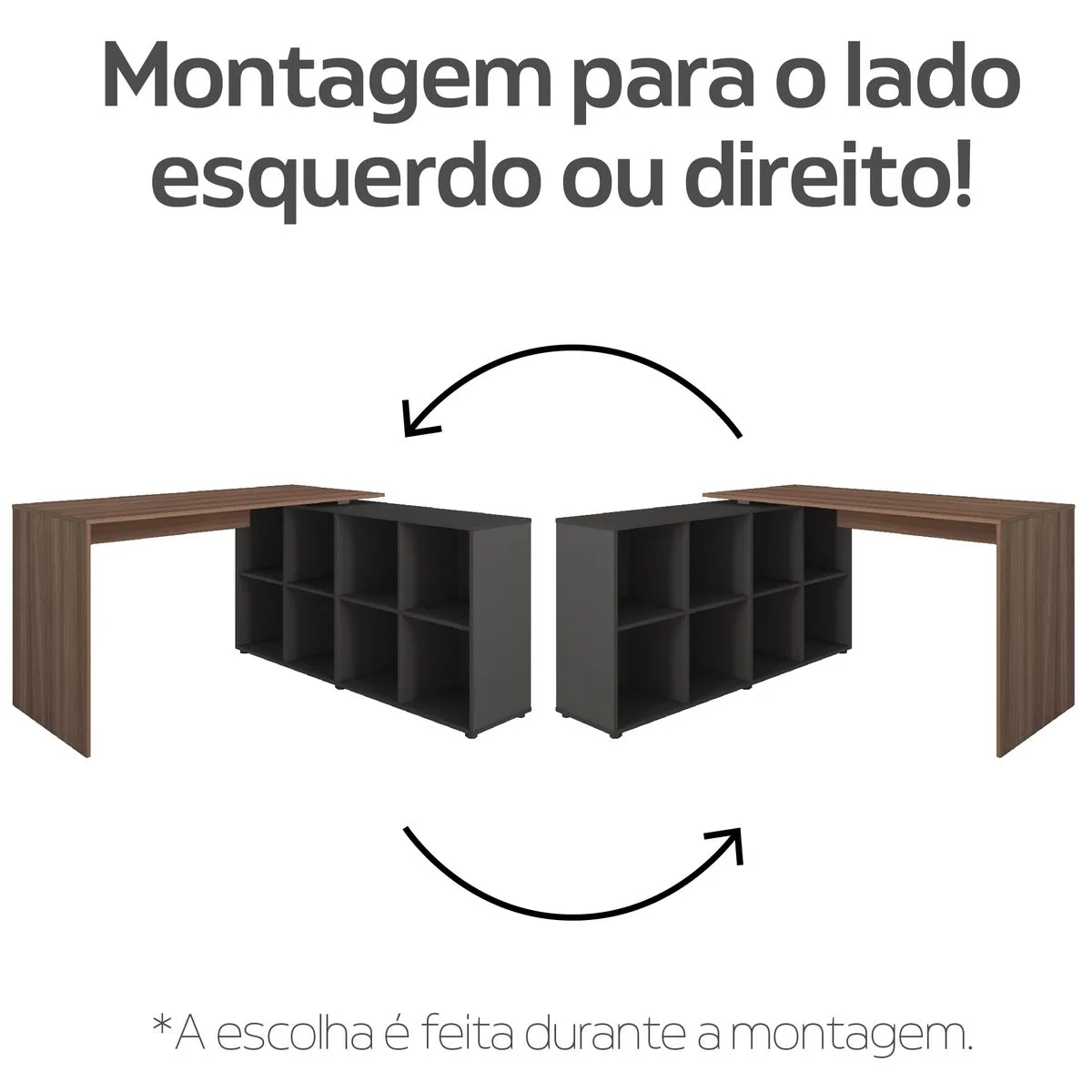 Escrivaninha Nero - Ipê/Preto