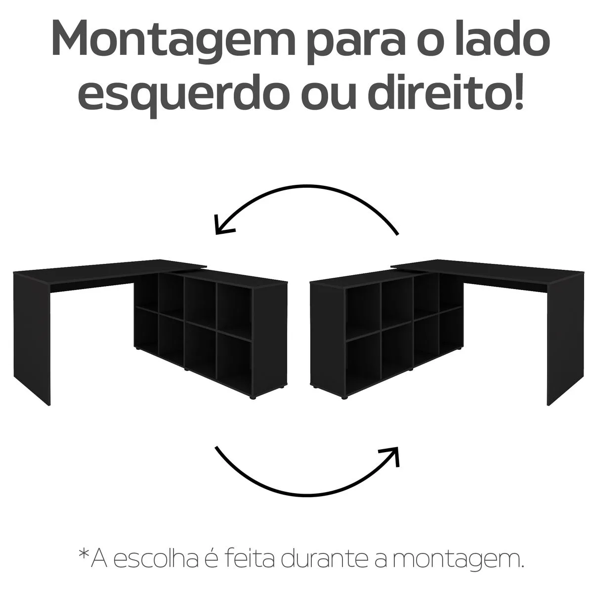 Escrivaninha Nero - Preto