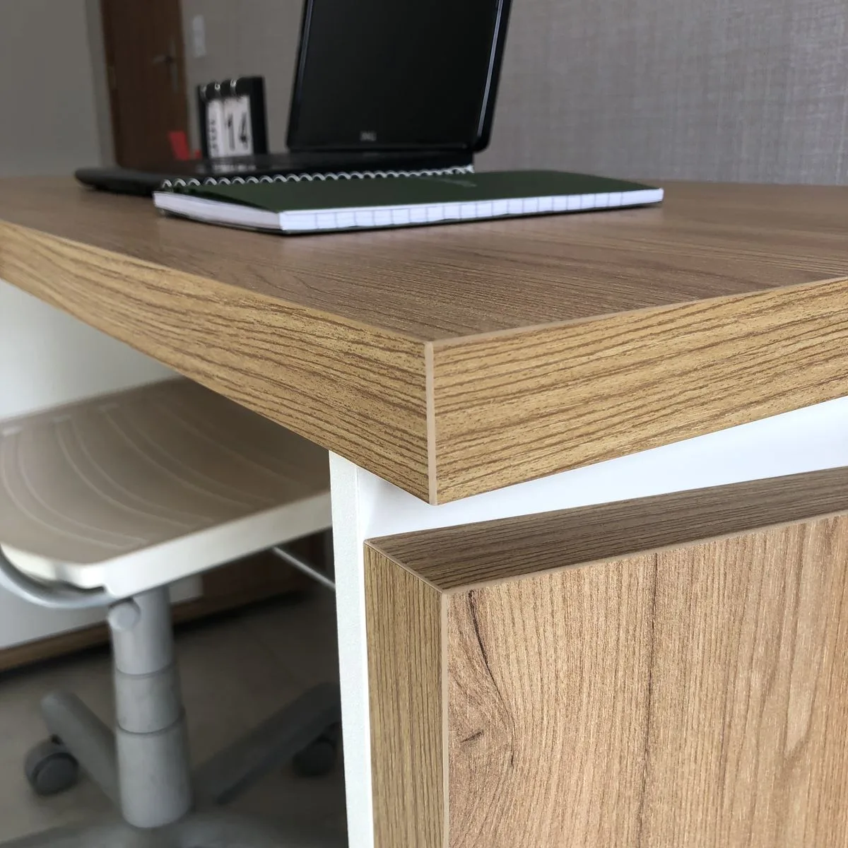 Escrivaninha Smart - Olmo/Branco - 7 - Móveis Curitiba | Moveirama