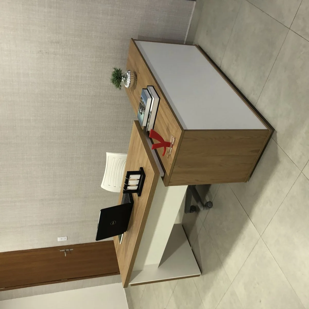 Escrivaninha Smart - Olmo/Branco - 8 - Móveis Curitiba | Moveirama