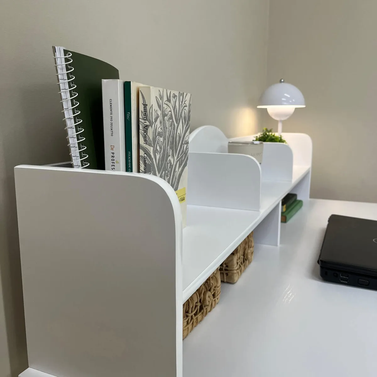 Escrivaninha Sofia - Branco - 6 - Móveis Curitiba | Moveirama