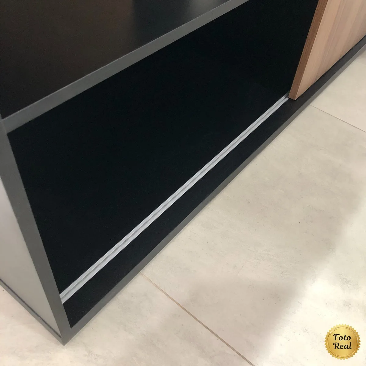 Estação Diretoria Tamburato Connect - Nogal/Preto - 8 - Móveis Curitiba | Moveirama