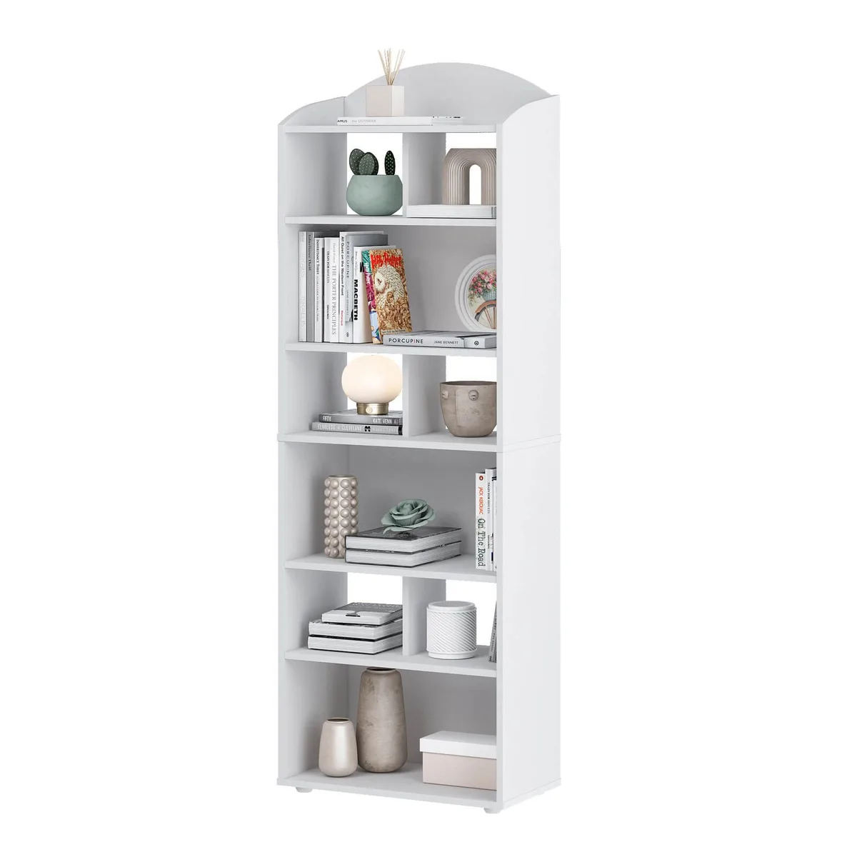 Estante Arco - Branco - 2 - Móveis Curitiba | Moveirama