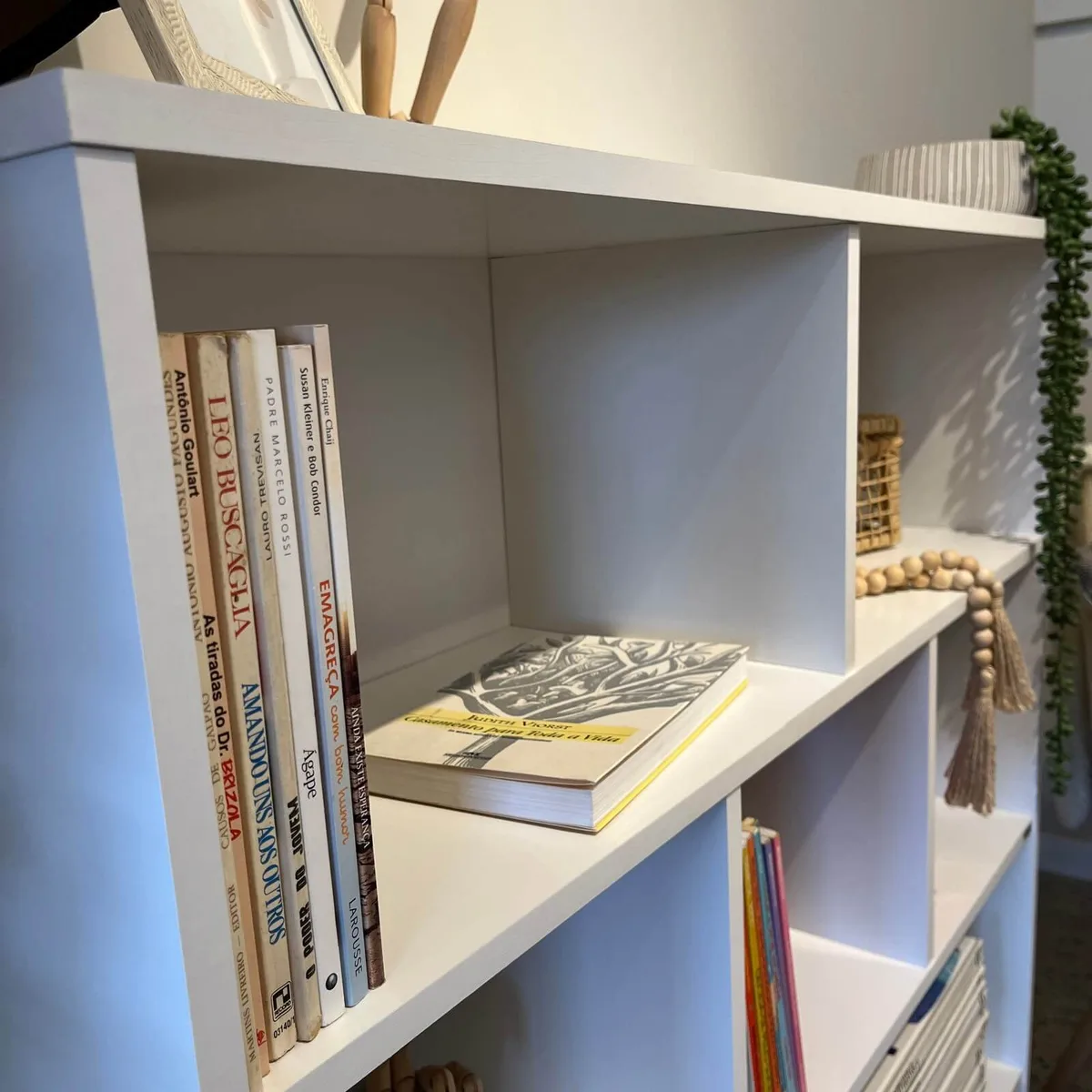 Estante Book - Branco - 6 - Móveis Curitiba | Moveirama