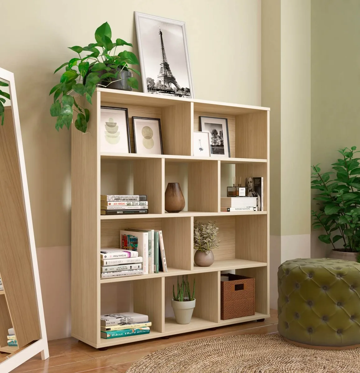 Estante Book na cor Naturale