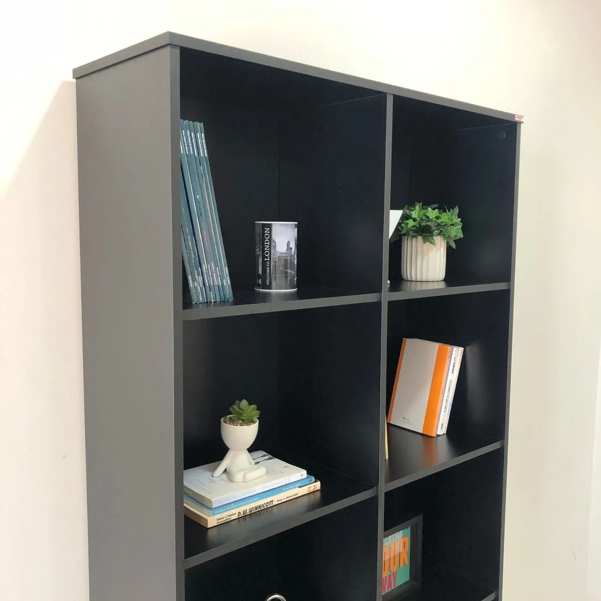 Estante Clean 900x1878 - Preto