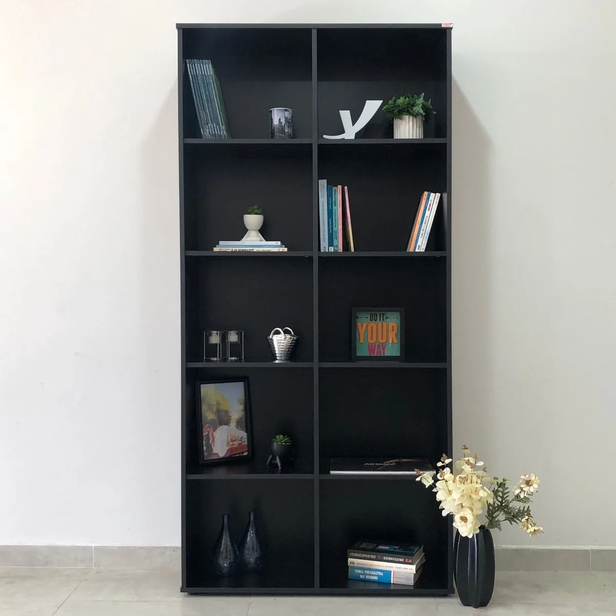Estante Clean 900x1878 - Preto
