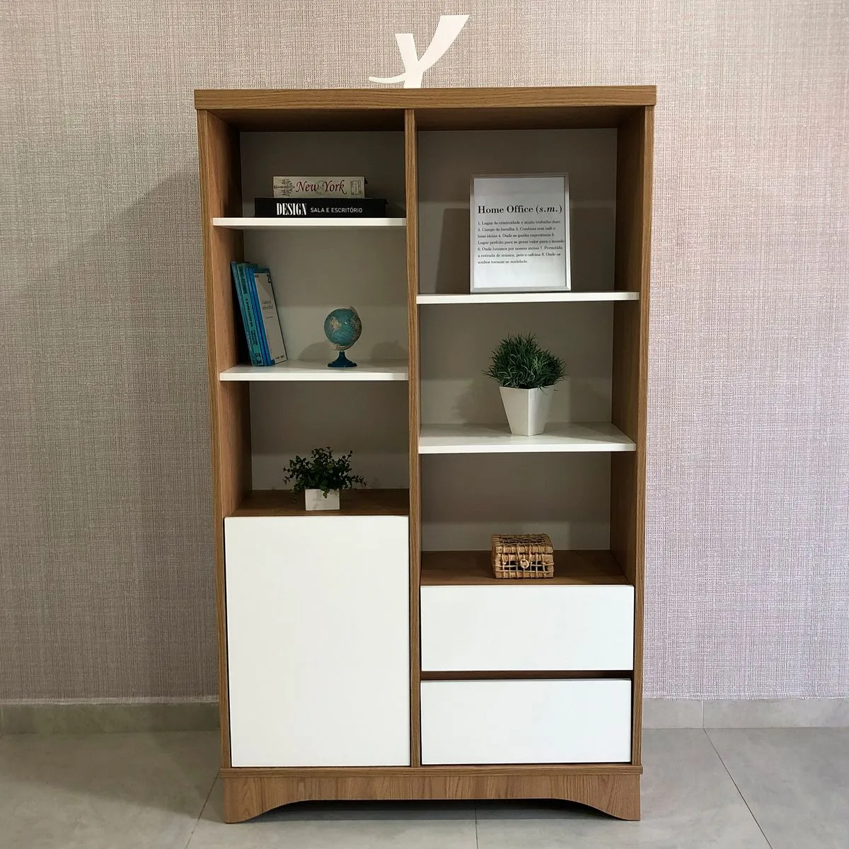 Estante Space - Olmo/Branco