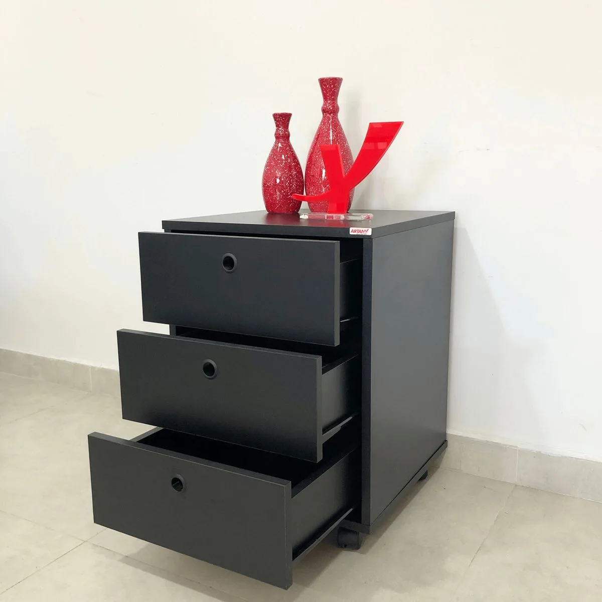 Gaveteiro New - Preto