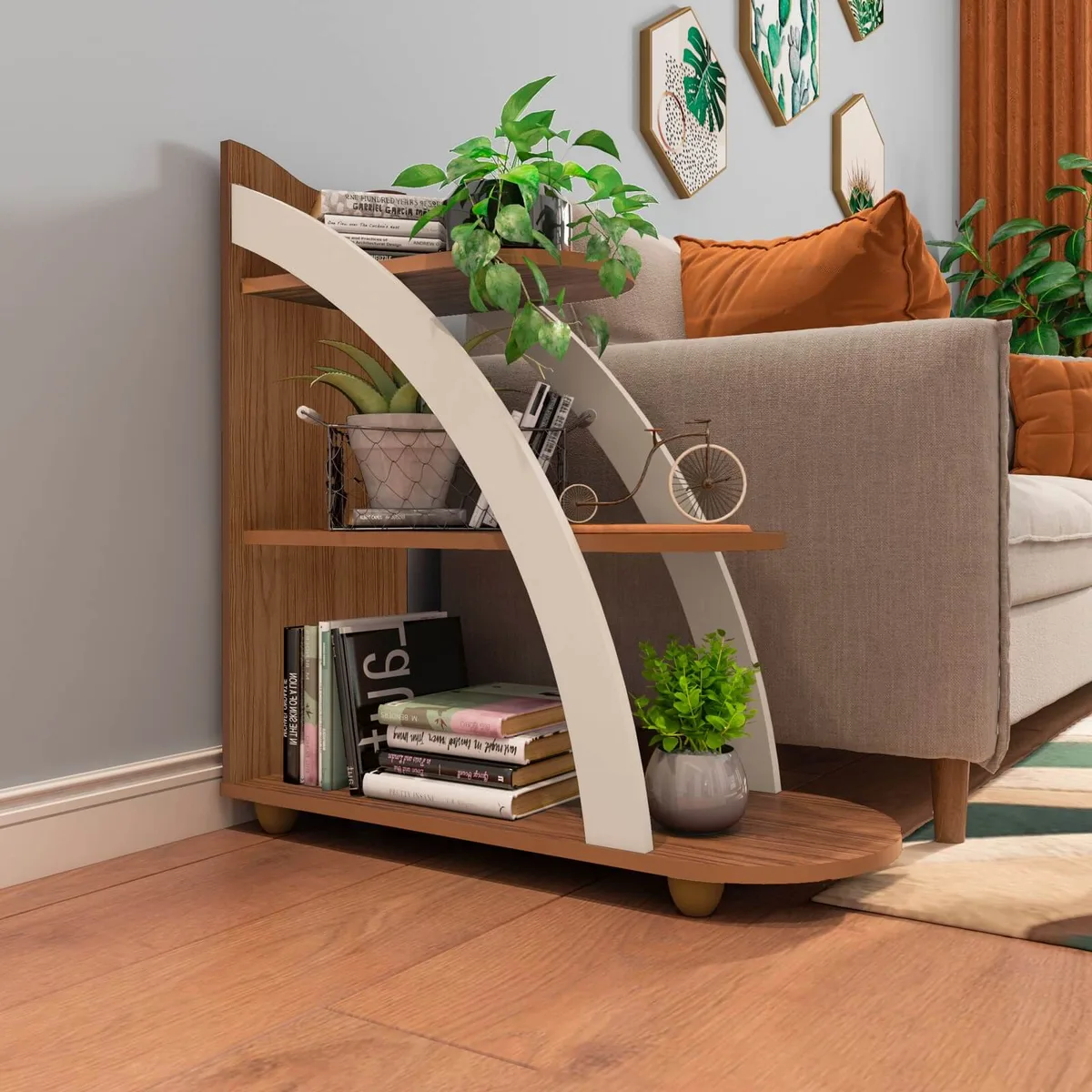 Mesa de Apoio Andes - Cedro C / Off White