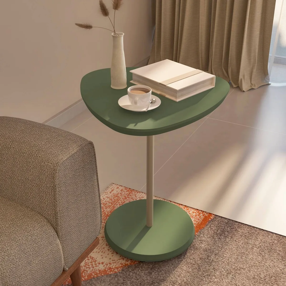Mesa de Apoio Bel Alta na cor Menta