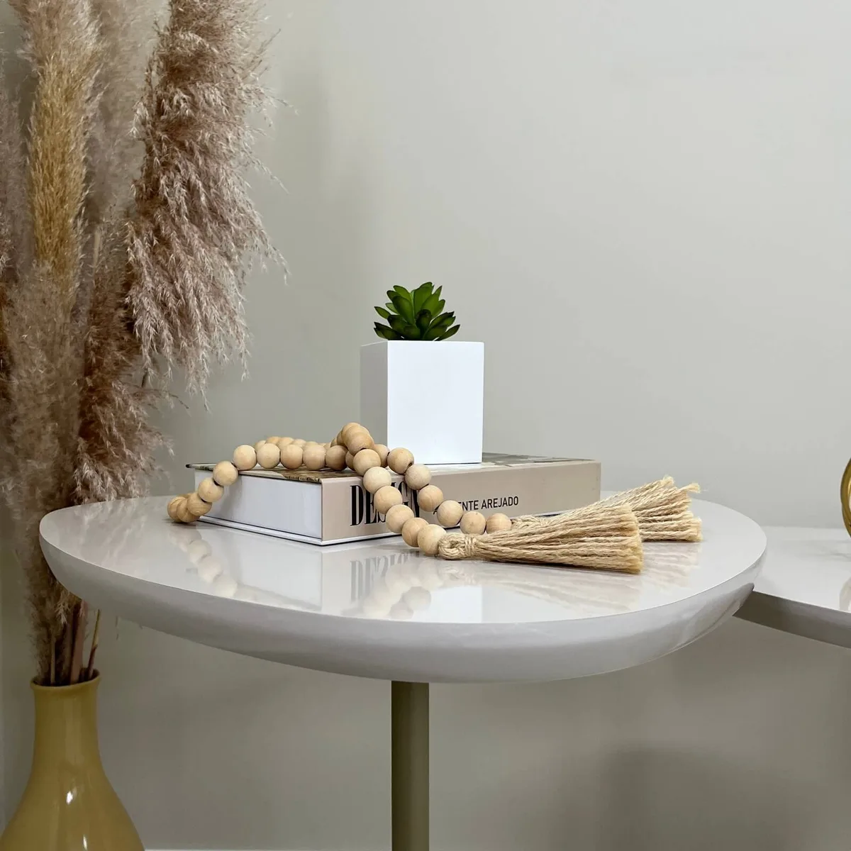 Mesa de Apoio Bel Alta - Off White - 4 - Móveis Curitiba | Moveirama