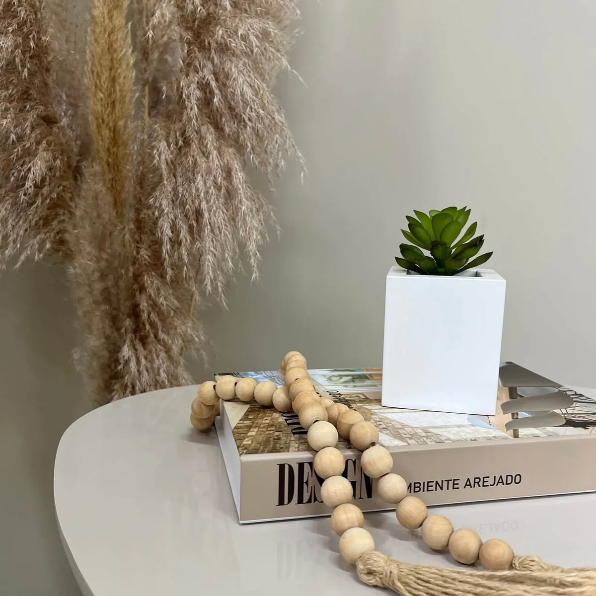 Mesa de Apoio Bel Alta - Off White - 6 - Móveis Curitiba | Moveirama