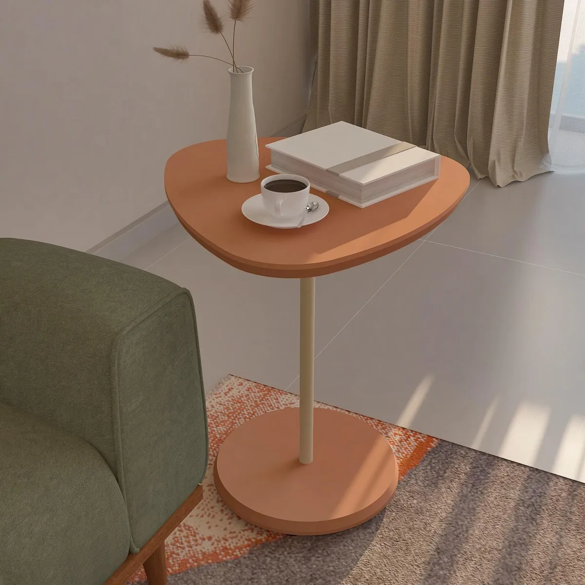 Mesa de Apoio Bel Alta - Terracota - 2 - Móveis Curitiba | Moveirama