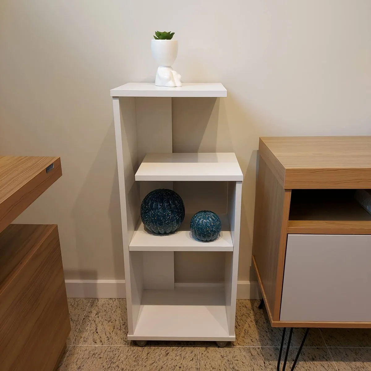 Mesa de Apoio Bis - Branco - 4 - Móveis Curitiba | Moveirama