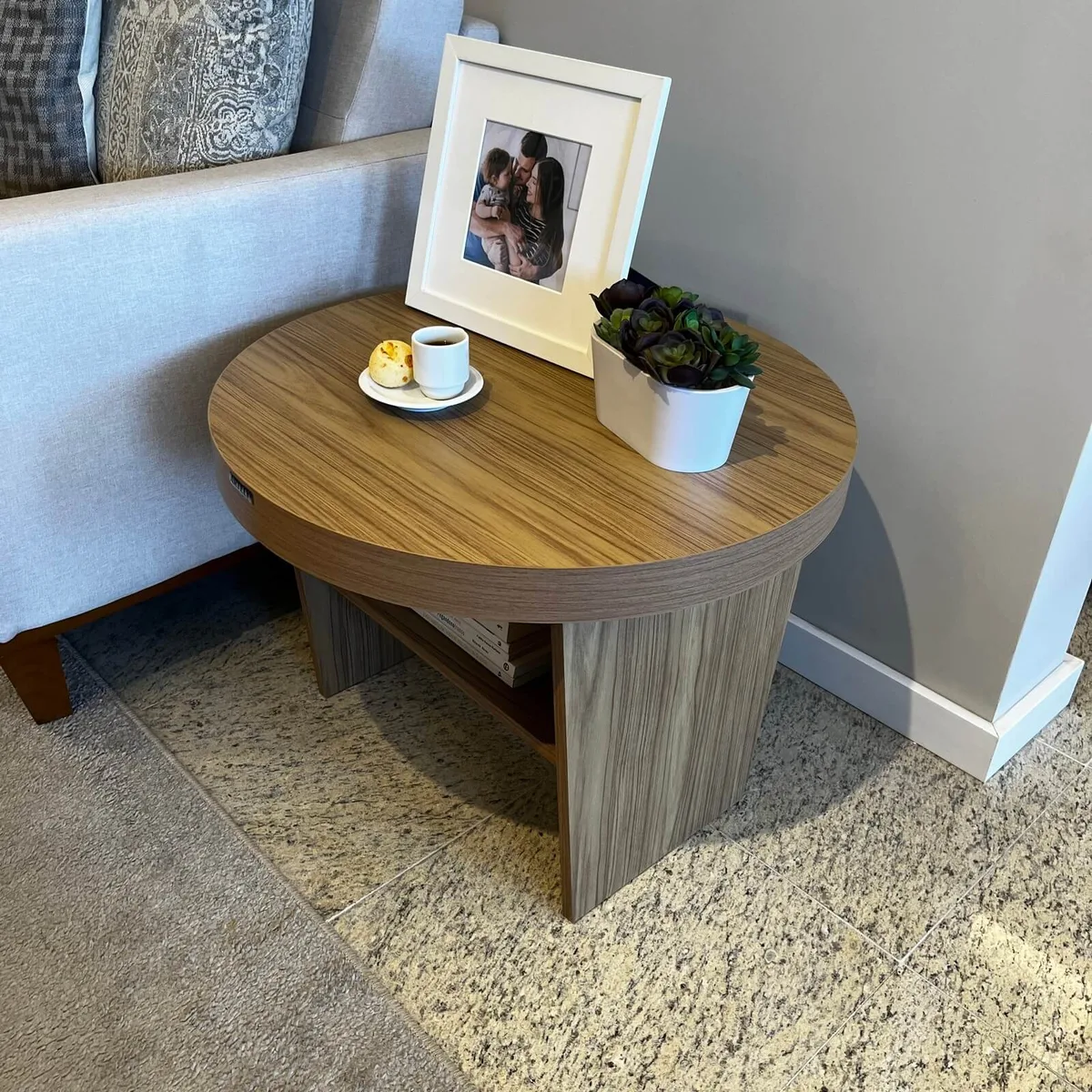 Mesa de Apoio Magnum - Carvalho - 4 - Móveis Curitiba | Moveirama