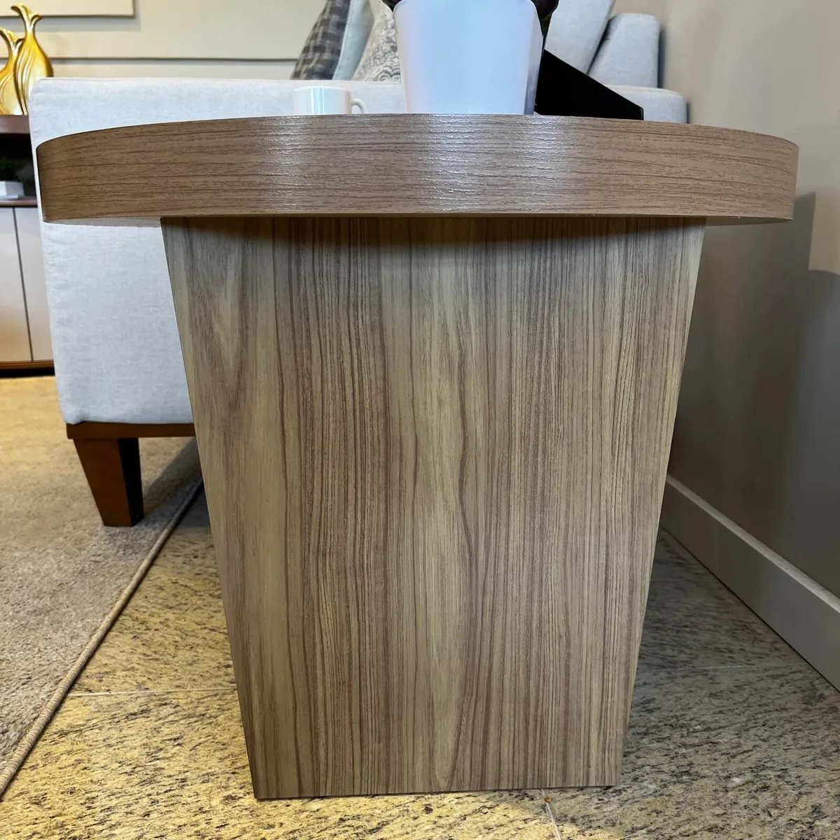 Mesa de Apoio Magnum - Carvalho - 9 - Móveis Curitiba | Moveirama