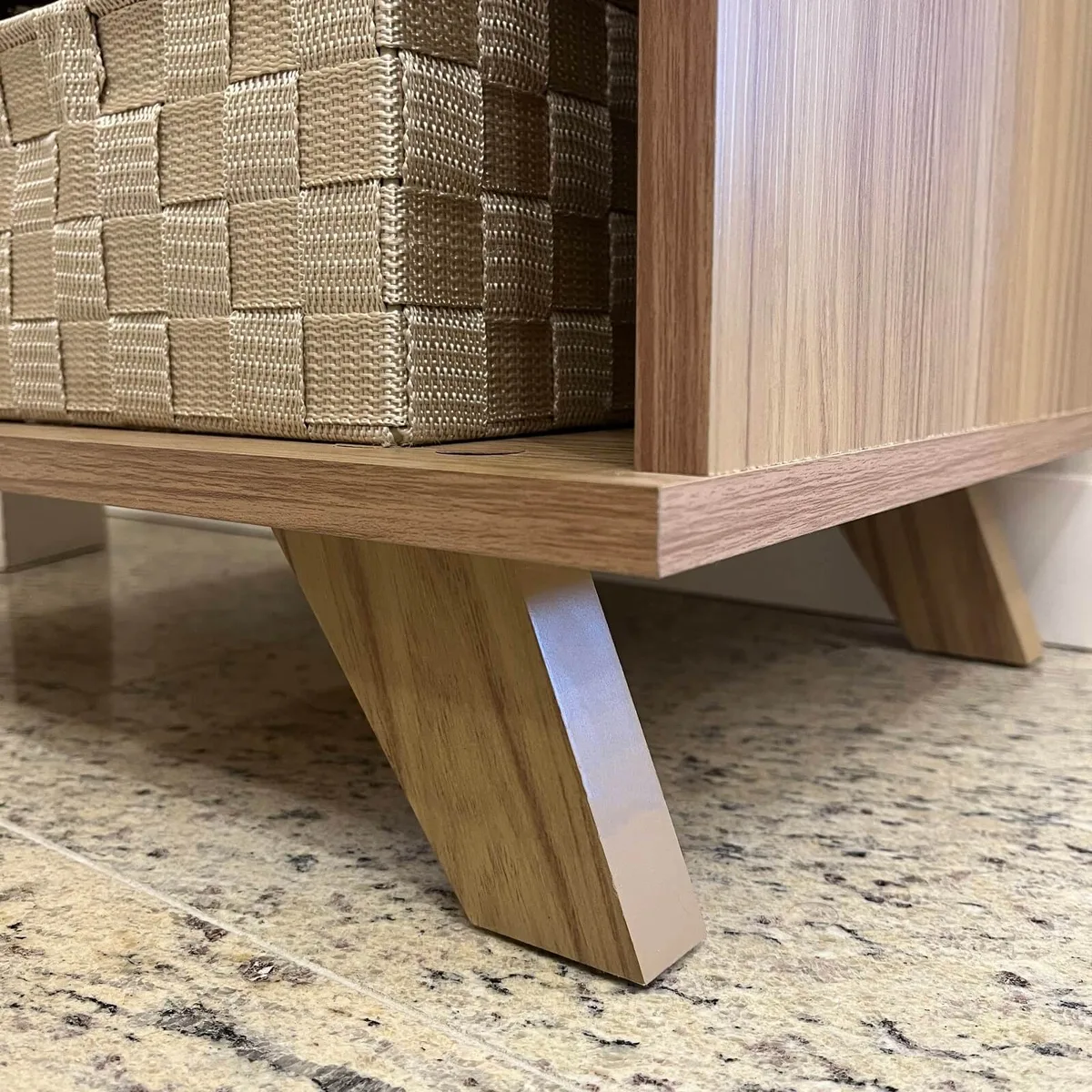 Mesa de Apoio Trama - Carvalho - 10 - Móveis Curitiba | Moveirama