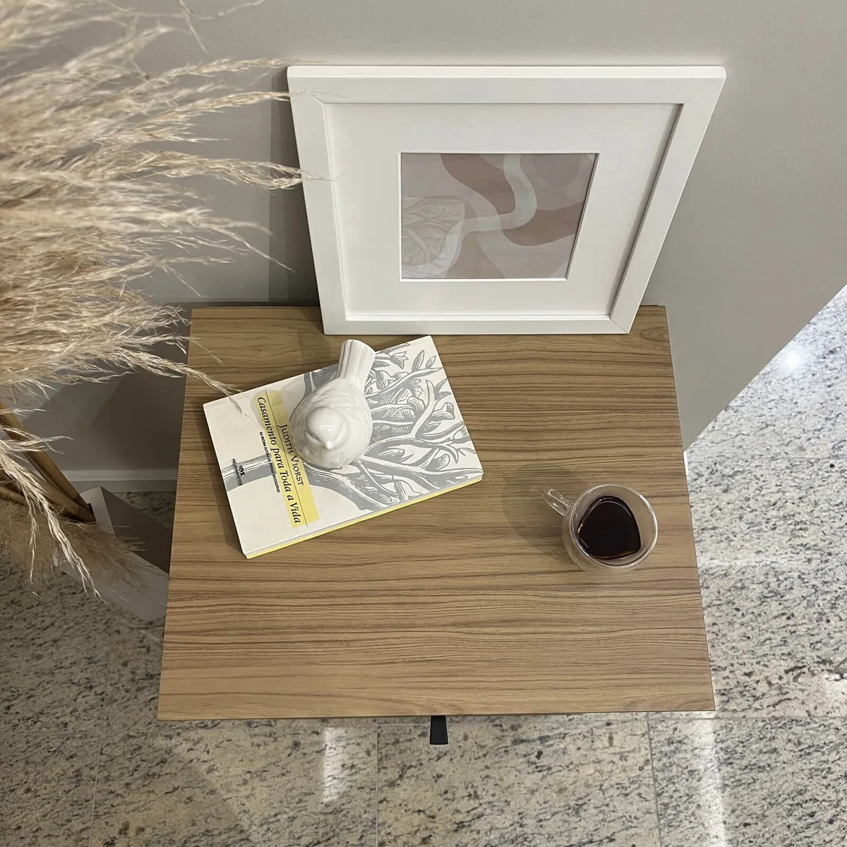 Mesa de Apoio Trama - Carvalho - 5 - Móveis Curitiba | Moveirama