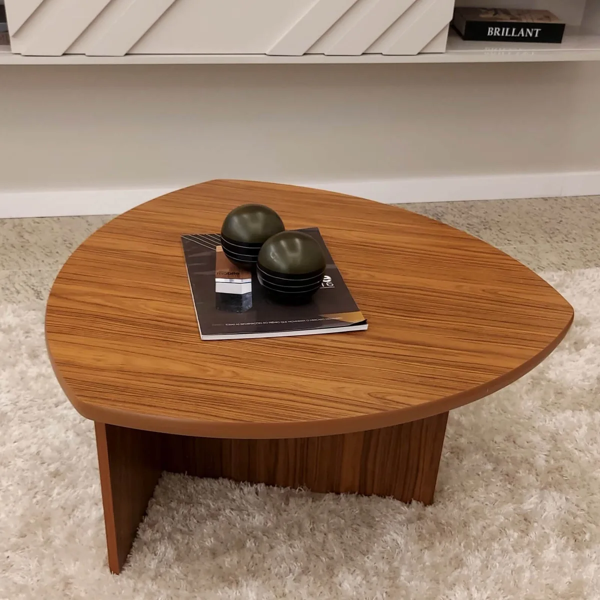 Mesa de Centro Delta - Cedro - 4 - Móveis Curitiba | Moveirama