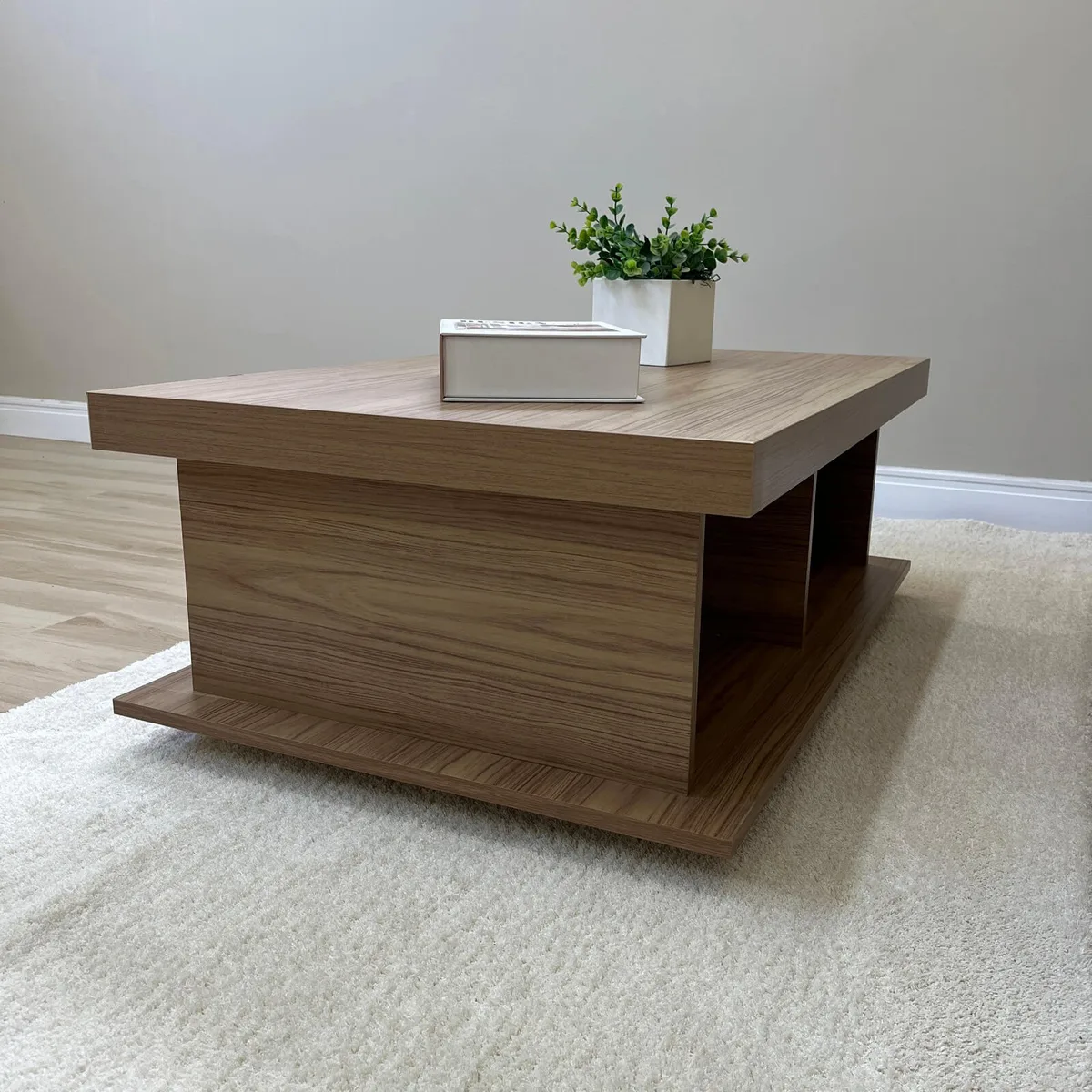 Mesa de Centro Dunas - Carvalho - 6 - Móveis Curitiba | Moveirama