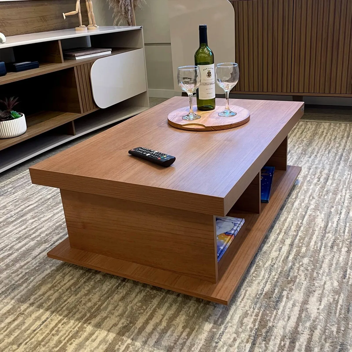 Mesa de Centro Dunas - Cinamomo - 7 - Móveis Curitiba | Moveirama