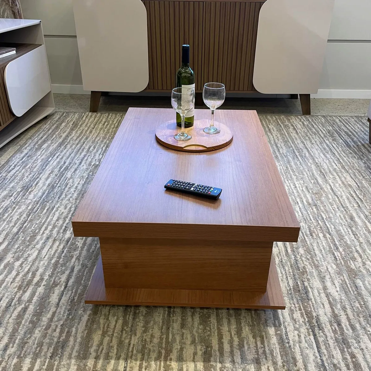 Mesa de Centro Dunas - Cinamomo - 9 - Móveis Curitiba | Moveirama
