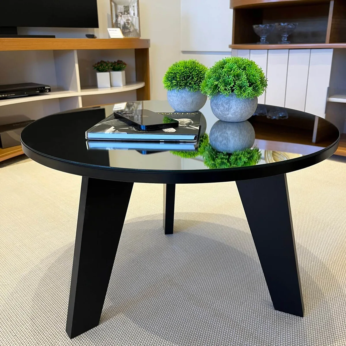 Mesa de Centro Espanha - Preto - 5 - Móveis Curitiba | Moveirama