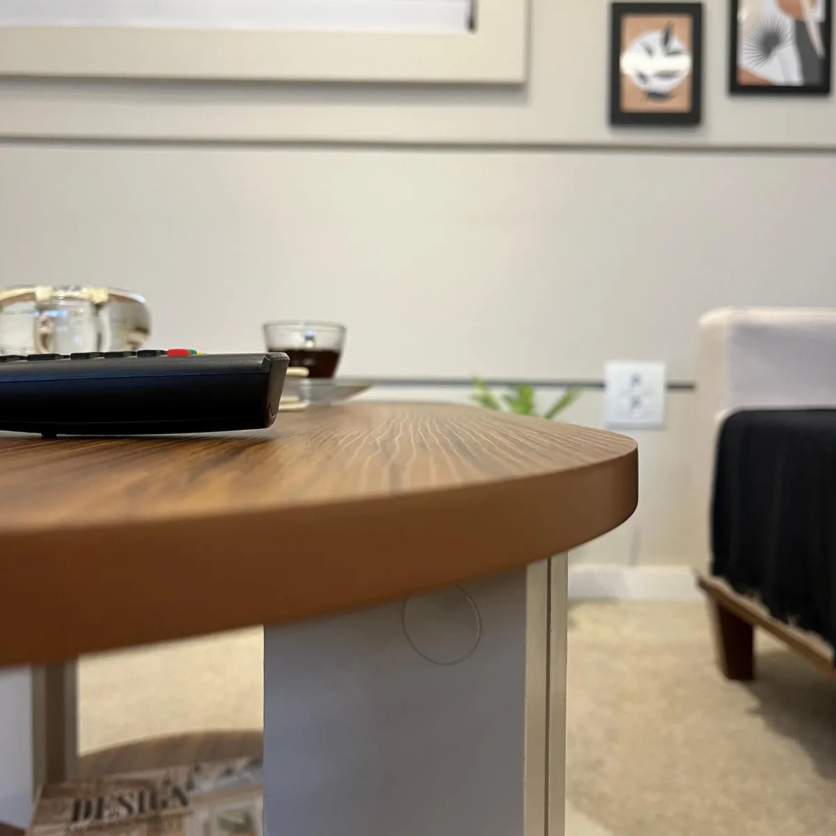 Mesa de Centro Mundi - Cedro C / Off White - 4 - Móveis Curitiba | Moveirama