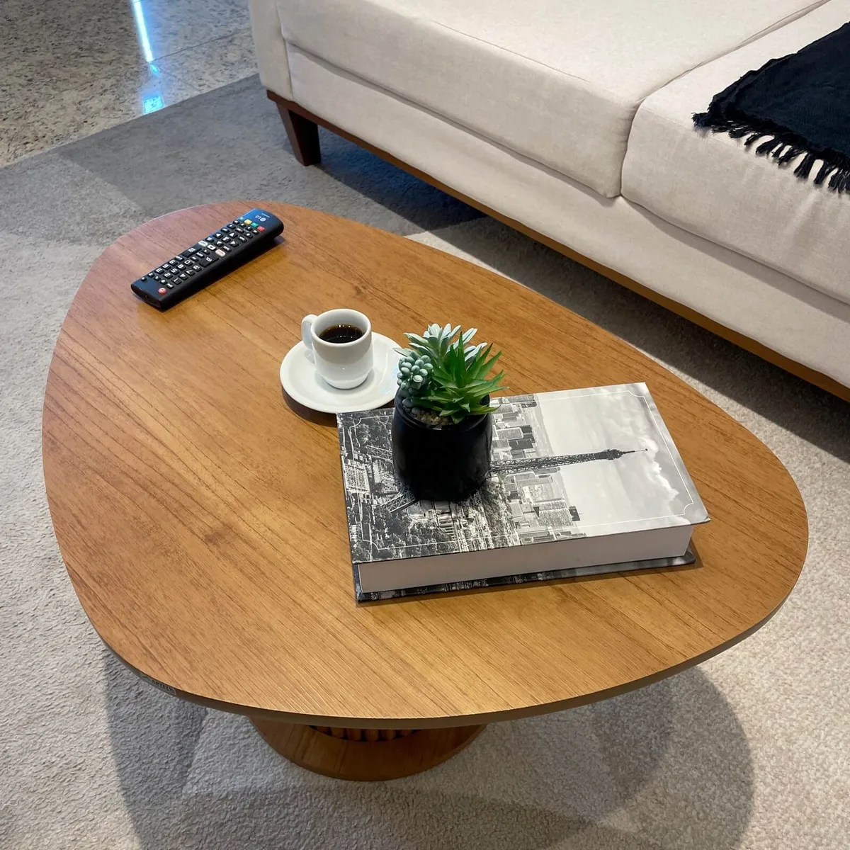 Mesa de Centro Prime - Cinamomo C /  Off White - 5 - Móveis Curitiba | Moveirama