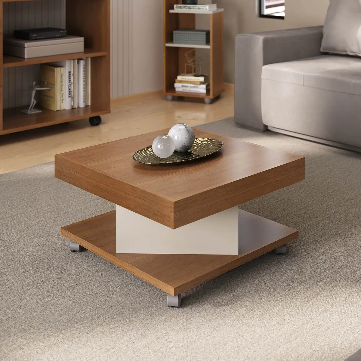 Mesa de Centro Saara - Cinamomo C / Off White