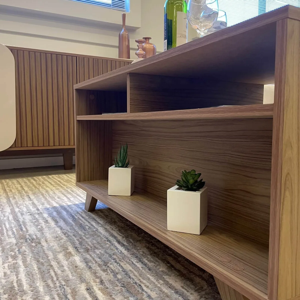 Mesa de Centro Trama - Carvalho - 8 - Móveis Curitiba | Moveirama
