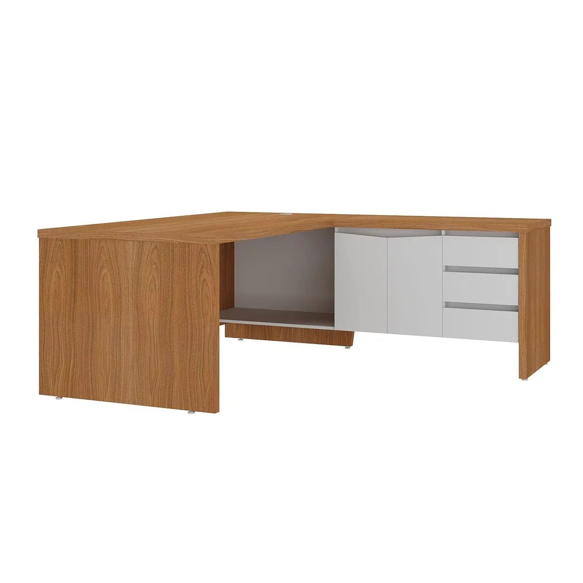 Mesa Chefia - Y37 - Freijó/Branco