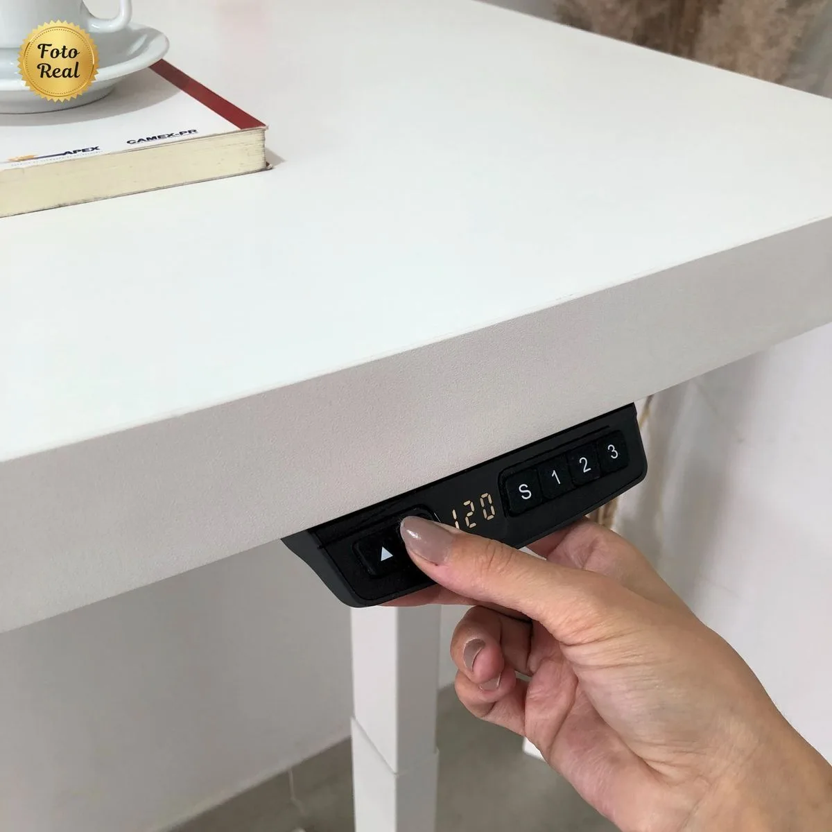 Mesa com Regulagem de Altura Premium - Branco