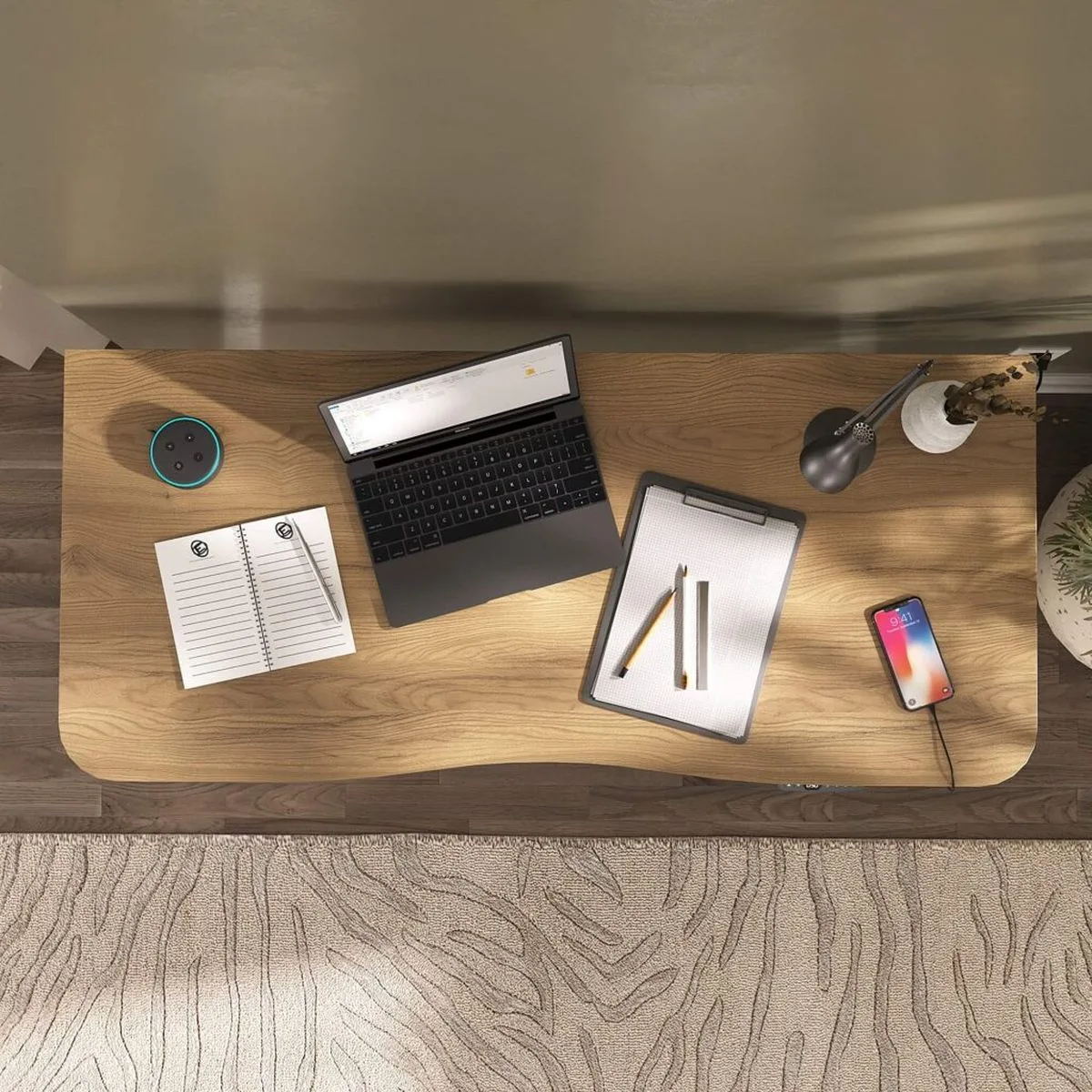 Mesa com Regulagem de Altura Premium - Olmo