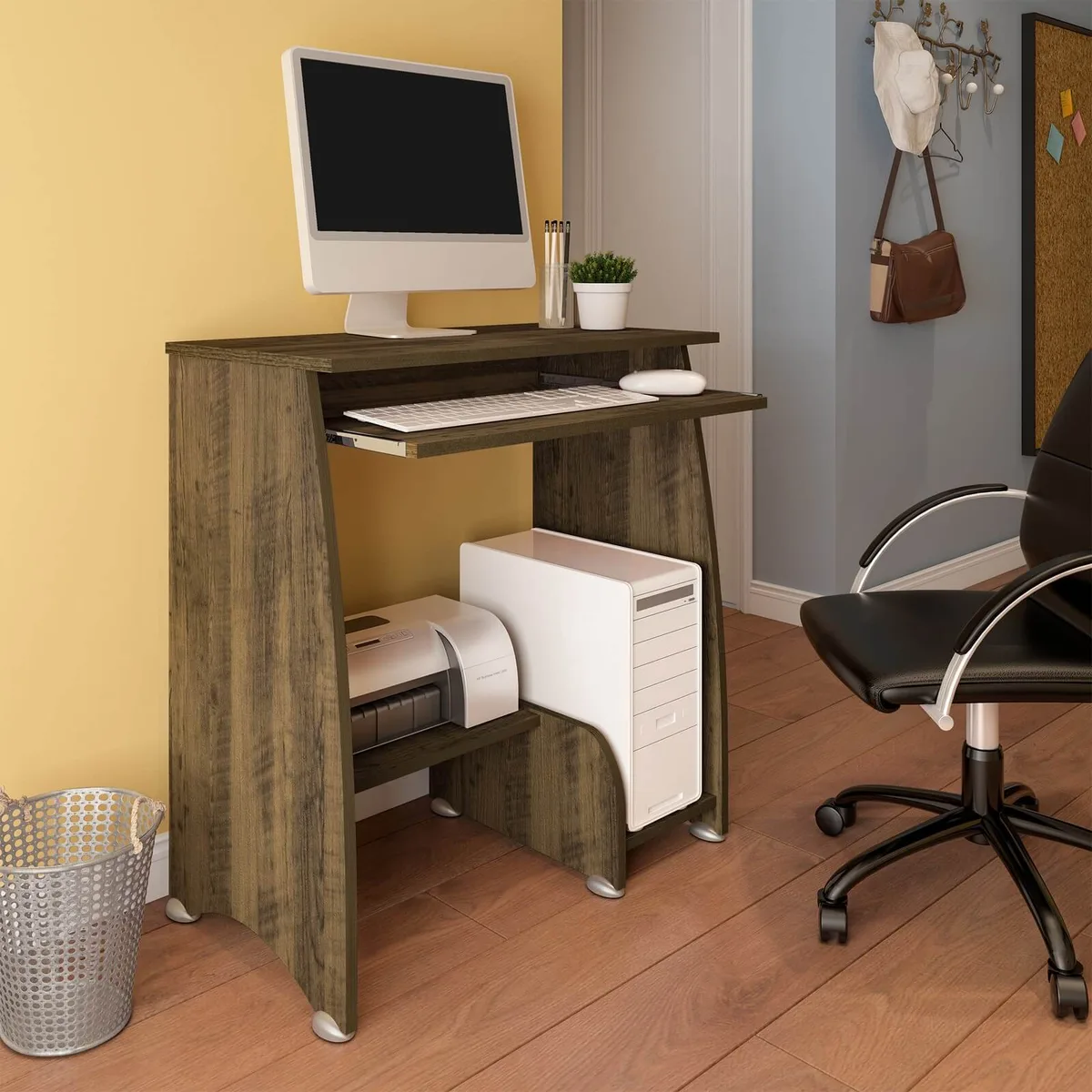 Mesa para Computador Pixel - Pinho - 3 - Móveis Curitiba | Moveirama