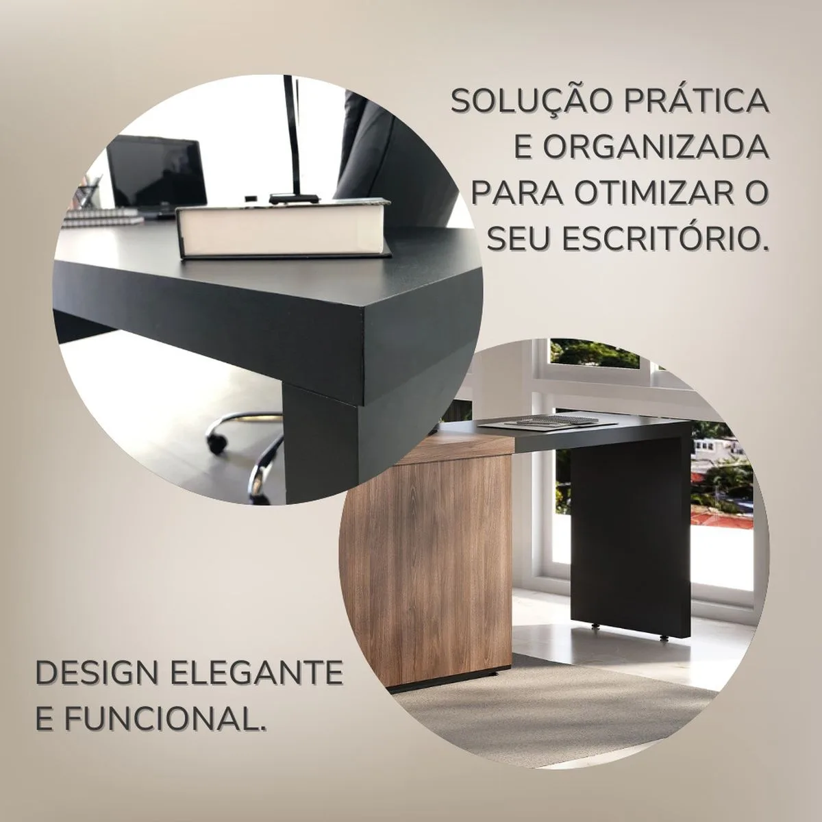 Mesa de Apoio Tamburato 890 - Preto