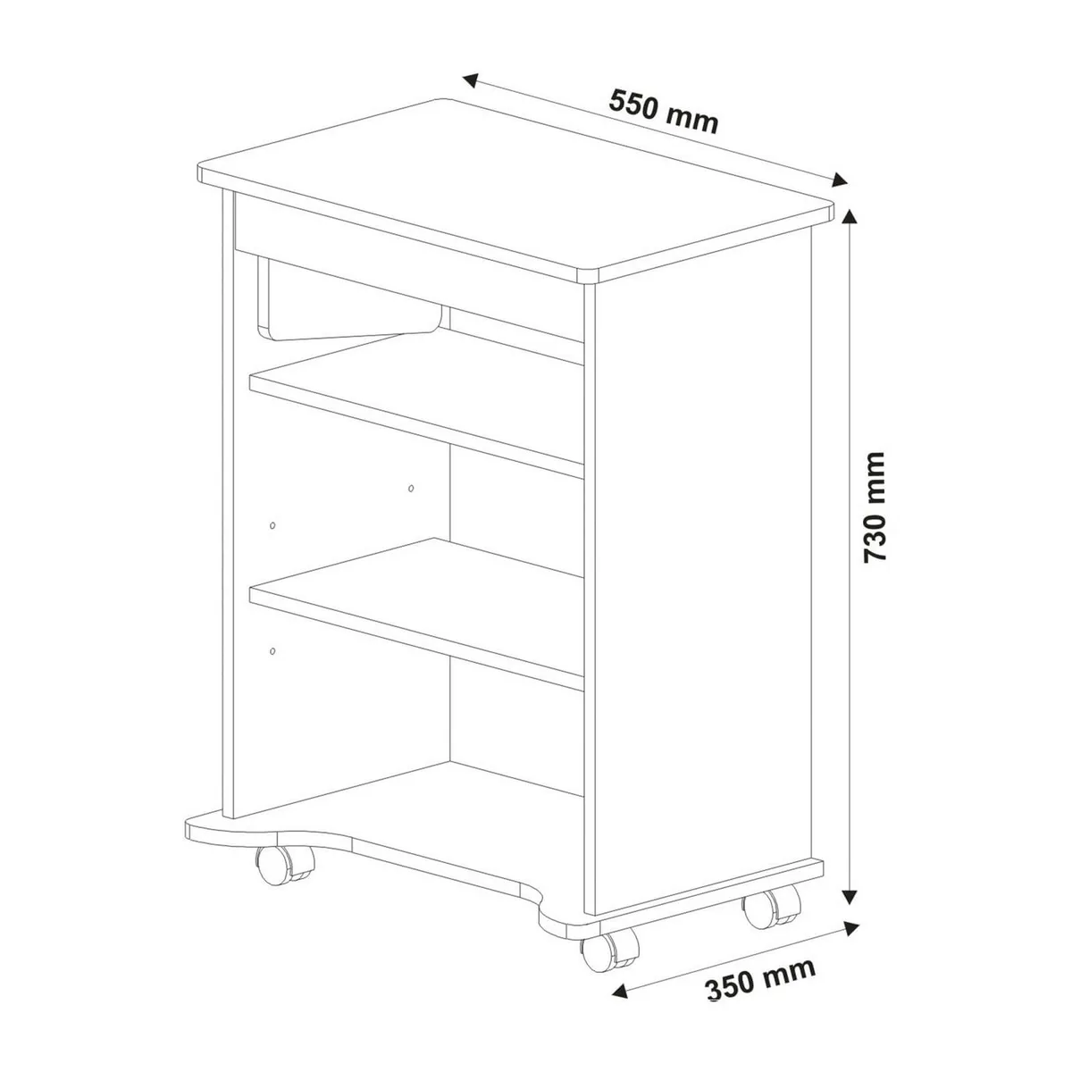 Mesa para Notebook Tampo Portátil - Branco - 8 - Móveis Curitiba | Moveirama