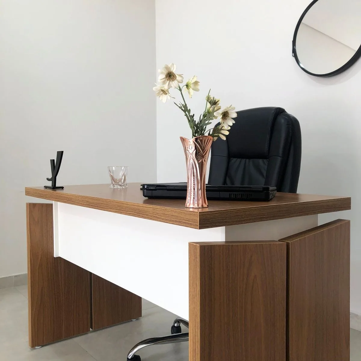 Mesa Operacional 1250 - Y37 - Freijó/Branco