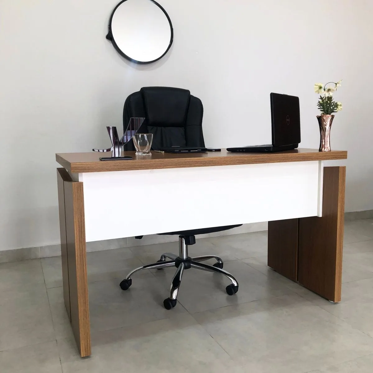 Mesa Operacional 1250 - Y37 - Freijó/Branco