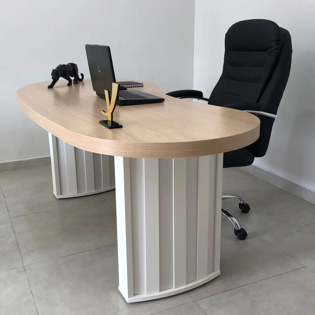 Mesa Tamburaro Organic - Carvalho/Branco