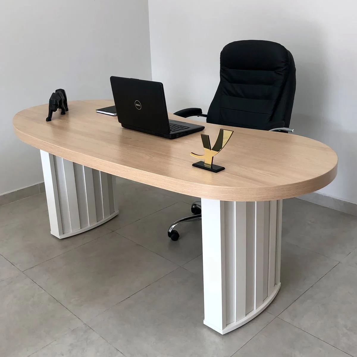 Mesa Tamburaro Organic - Carvalho/Branco