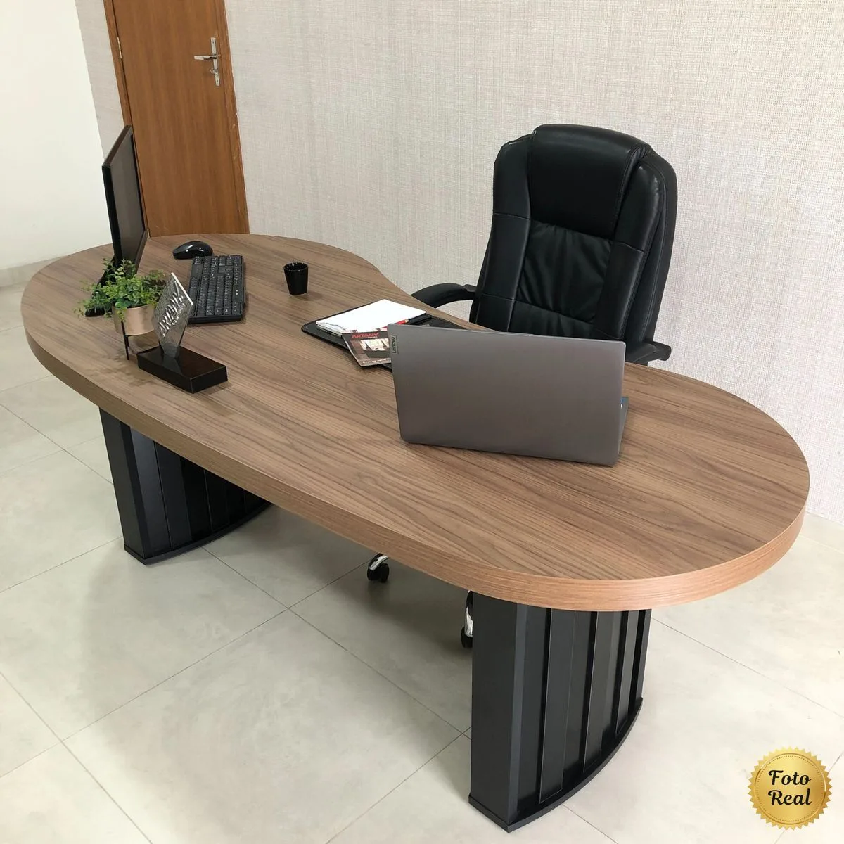 Mesa Tamburaro Organic - Nogal/Preto